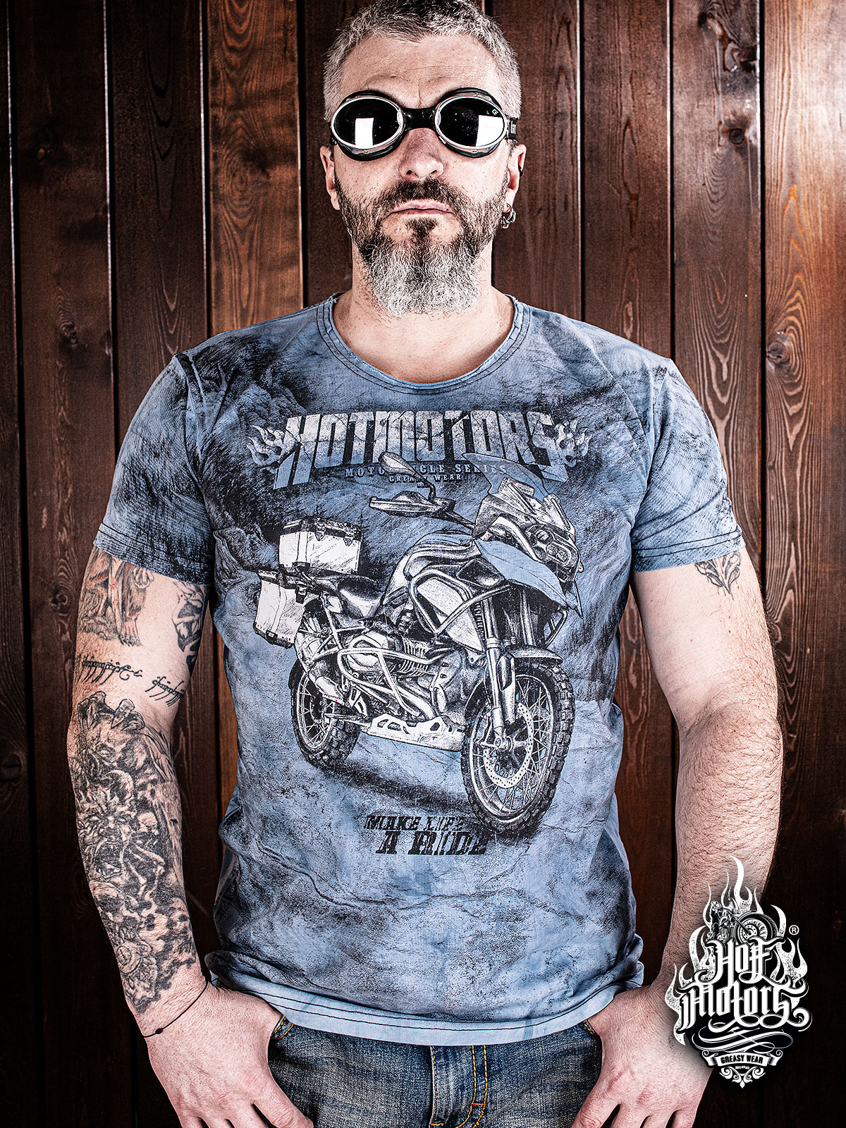 Футболка Мужская HOT MOTORS "Make Life A Ride"