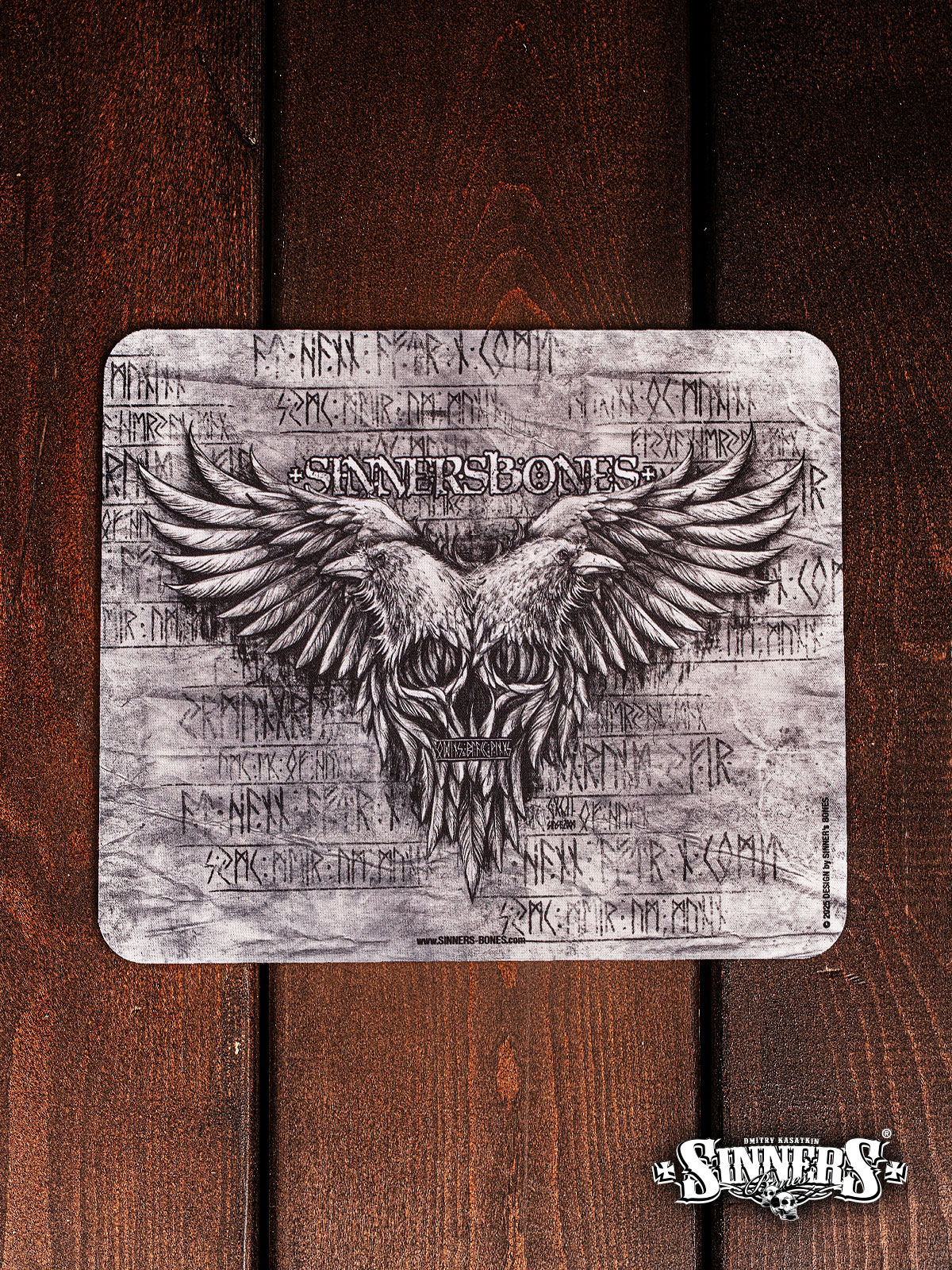 Коврик для мышки А4 "Odin's Black Wings"